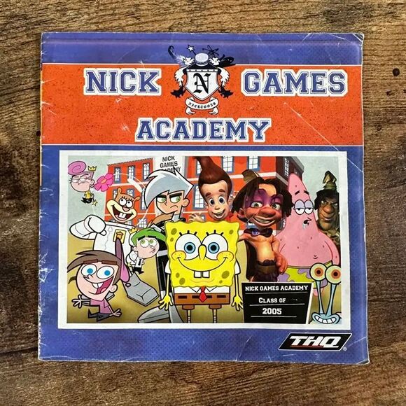 Nick Games Academy THQ 2005 Promo Booklet GBA Gameboy Advance SpongeBob Catalog - Picture 1 of 2